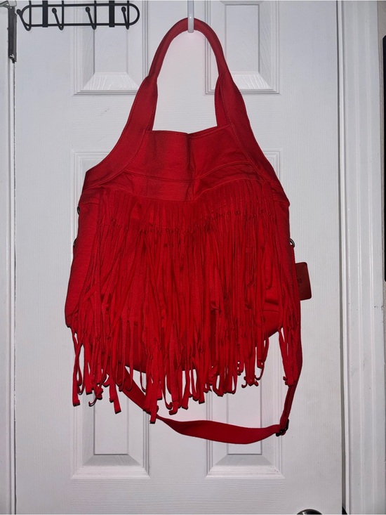 Mossimo Supply Co. Handbags - NWT Fringed Red Women’s Shoulder Bag